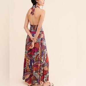 NWOT - Cynthia Halter Maxi Dress